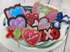 In The Hoop Iced Valentine Cookies Embroidery Machine Design Set