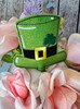 ITH St. Patrick's Day Hat w Clover Craft Pick Embroidery Machine Design