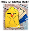 ITH Chick Rev Gif Card Holder Embroidery Machine Design