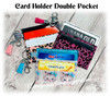 ITH Card Holder with Two Pockets Embroidery Machine Design