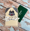 ITH Pug Gift Card Holder Embroidery Machine Design