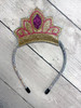 In The Hoop Gem Crown Embroidery Machine Design Set