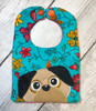 In The Hoop Pug Bib Embroidery Machine Design