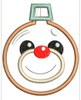 In The Hoop Christmas Face Ornament Embroidery Machine Design