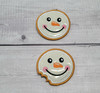 In The Hoop Round Iced Christmas Cookies Embroidery Machine Design Set 2