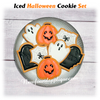 In The Hoop Iced Halloween Cookie Embroidery Machine Design Set