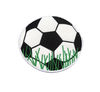 In The Hoop Soccer Ball w Grass Coaster Embroidery Machine Design