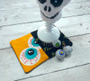 In The Hoop Eyeball Snack Mat Embroidery Machine Design 5x7