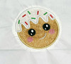 Kawai Gingerbread Embroidery Machine Applique Design