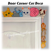 In The Hoop Cat Door Corner Decor Embroidery Machine Design