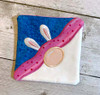 In The Hoop Square Gnome Bunny Coaster Embroidery Machine Design Set