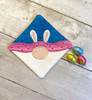 In The Hoop Square Gnome Bunny Coaster Embroidery Machine Design Set