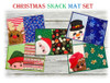 ITH Chrismtas Snack Mat Embroidery Machine Design Set