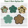 Basic Applique Flower Set