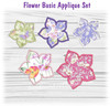 Basic Applique Flower Set