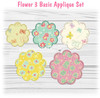 Basic Applique Flower Set