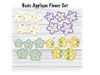 Basic Applique Flower Set