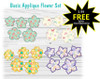 Basic Applique Flower Set