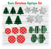 Basic Christmas Applique Design Set