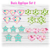 Basic Applique Shapes Set 2