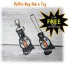 Puffin Key & Tag Set