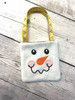 Lined Snowman Face Treat Bag 4x4