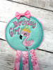 Flamingo Birthday Badge Set