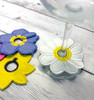 Flower Wine Glass Marker Set