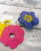Flower Wine Glass Marker Set