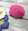 Flower Wine Glass Marker Set