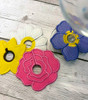 Flower Wine Glass Marker Set
