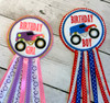 Monster Truck Birthday Badge Set