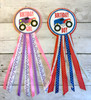 Monster Truck Birthday Badge Set