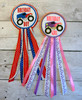 Monster Truck Birthday Badge Set