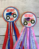 Monster Truck Birthday Badge Set