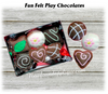 Fun Felt Chocolates