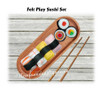 In The Hoop Fun Play felt Sushi Embroidery Machine Design Set