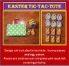 In The Hoop Easter Tic TAc Tote Embroidery Machine Design