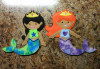 In the Hoop Felt Dress Up Mermaid Dolls