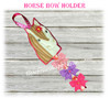  ITH Horse Bow Holder Embroidery Machine Design