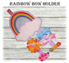 Rainbow Hair clip and Bow Holder Design