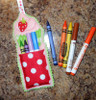 Strawberry Cupcake Crayon & Marker Pouch design