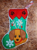 In The Hoop Mini Dog Stocking 2 Embroidery Machine Design