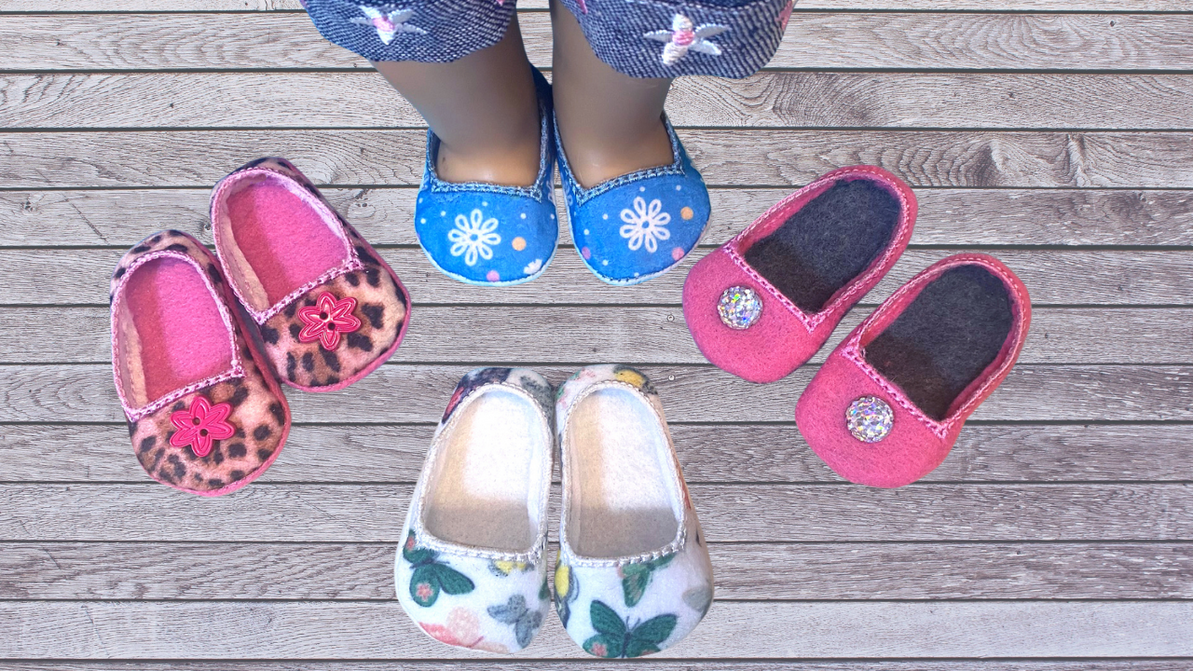 In The Hoop Doll Shoe Tutorial