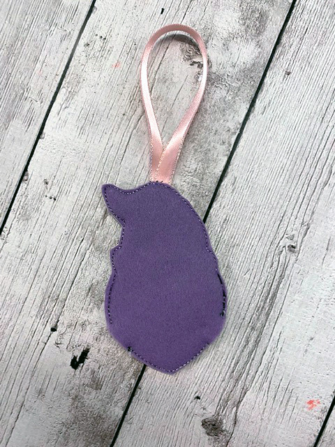 In The Hoop Gnome with Heart Pencil Holder Embroidery Machine Design