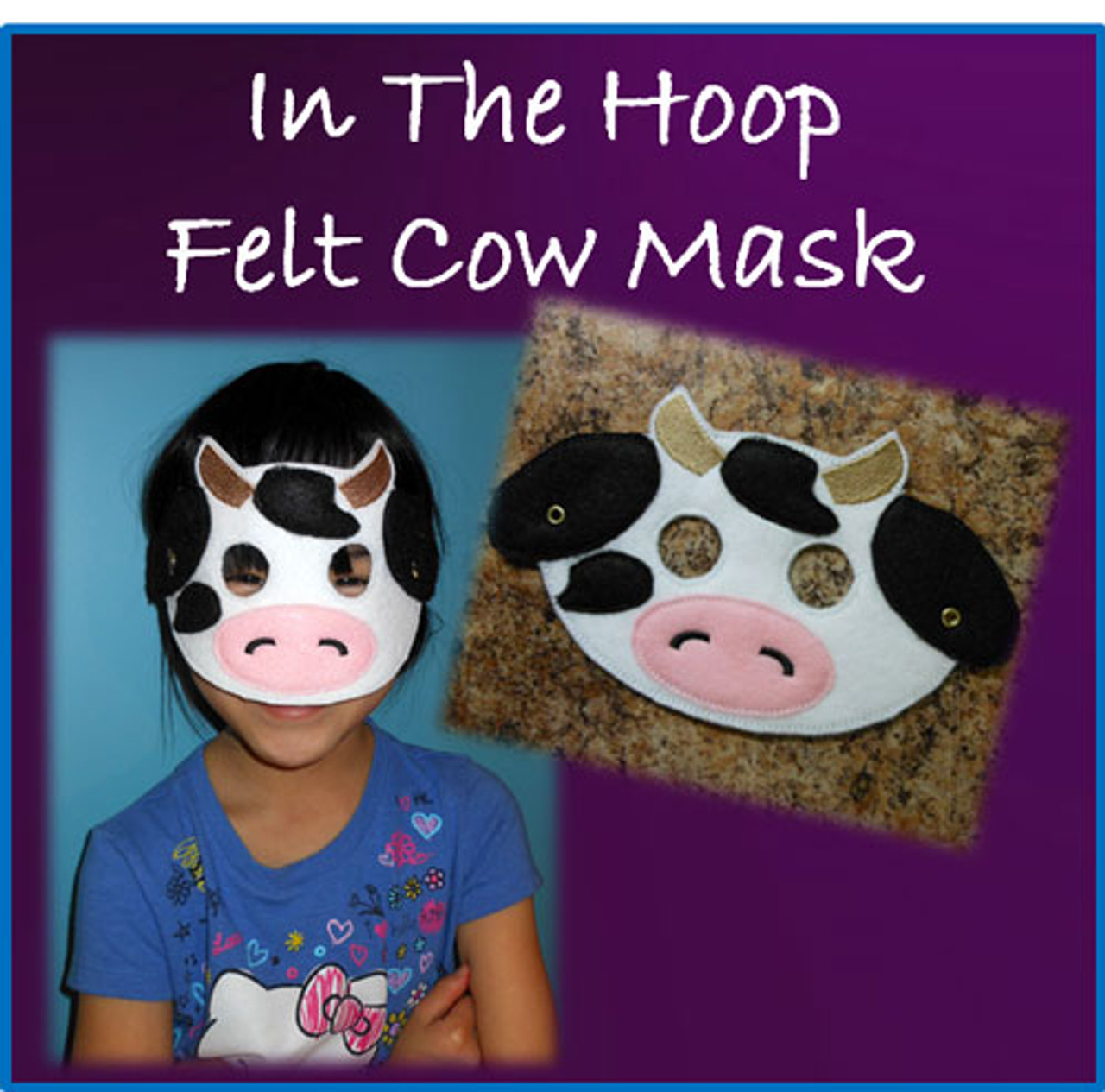 cow mask template