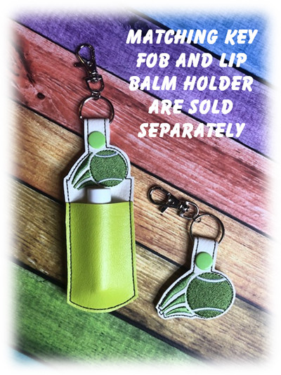 In The Hoop Tennis Lip Balm Holder Embroidery Machine Design - Newfound  Applique