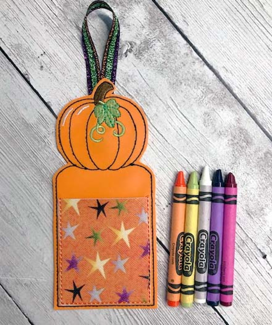 Halloween Pumpkin Crayon Gift Set / Set of 5 Pumpkin Crayons