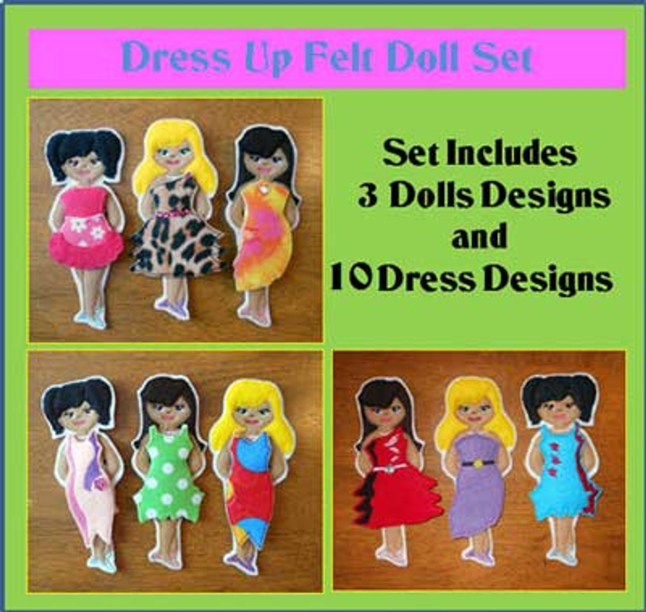 Wooden Magnetic Dress Up Dolls | Eco-friendly gifts & toys for children  aged 2-10 | Floss and Rock