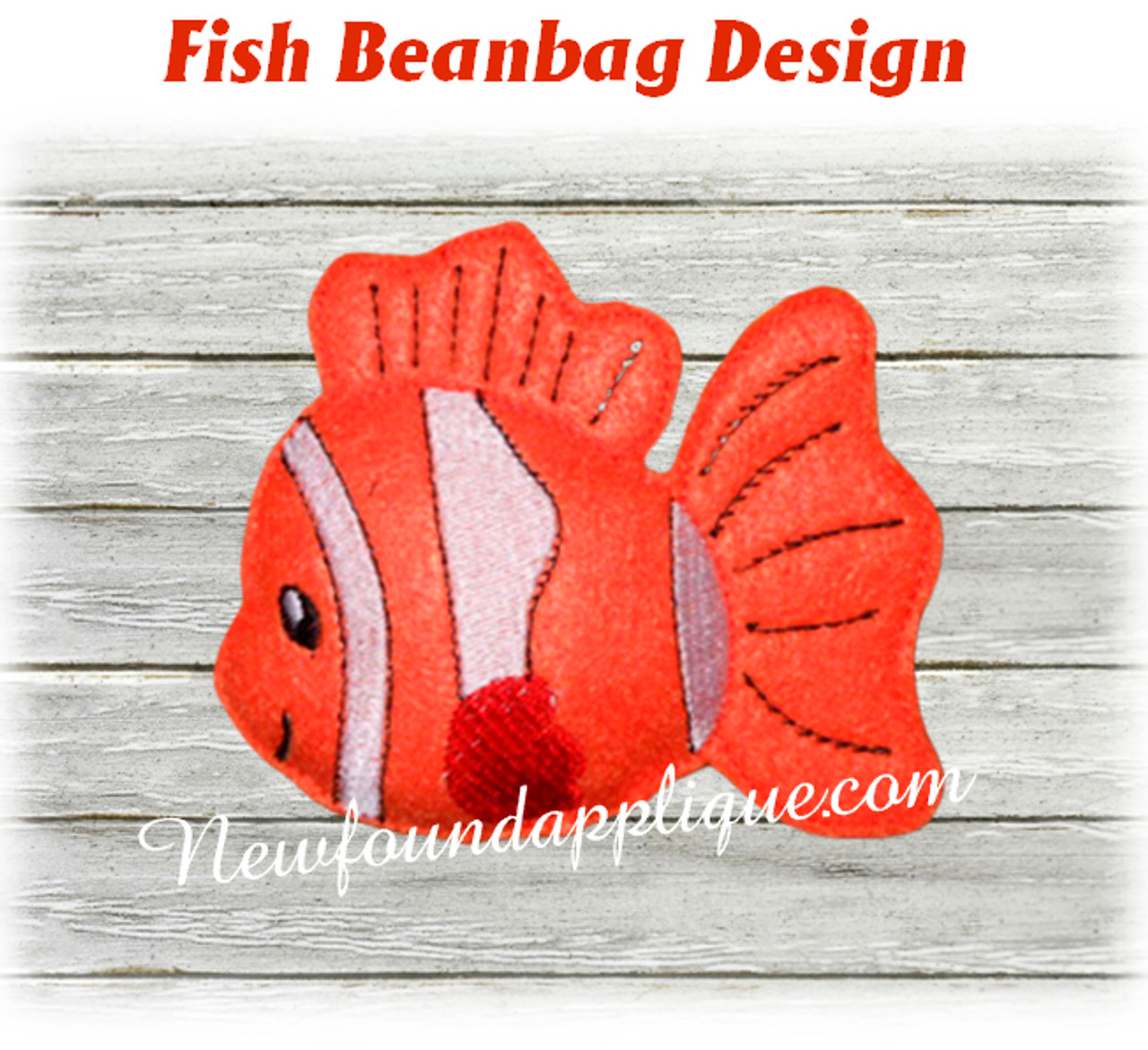 Cute Little Fish Machine Embroidery Design